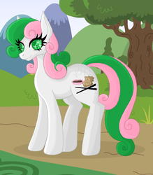 Size: 700x800 | Tagged: safe, artist:sethaa, oc, oc only, oc:gyoza, earth pony, pony, twinkle eyed pony, solo