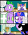 Size: 827x1025 | Tagged: safe, artist:metal-kitty, doctor horse, doctor stable, spike, twilight sparkle, pony, unicorn, comic:mlp project, g4, bandage, bed, comic, evil smile, female, glasses, grin, male, mare, smiling, stallion, syringe