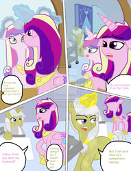 Size: 900x1180 | Tagged: safe, artist:kunoichipikachu, princess cadance, oc, g4, comic