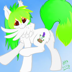 Size: 1024x1024 | Tagged: safe, artist:echowingedwolf, oc, oc only, pegasus, pony, butt, plot, preening, solo