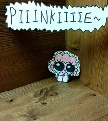Size: 712x796 | Tagged: safe, artist:danadyu, pinkie pie, g4, jumped-out-pinkieanswers, papercraft, the binding of isaac