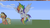 Size: 1366x768 | Tagged: safe, applejack, rainbow dash, g4, male, minecraft, minecraft pixel art, pixel art, sonic the hedgehog, sonic the hedgehog (series), super rainbow dash