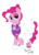 Size: 1071x1500 | Tagged: safe, artist:saine grey, pinkie pie, g4, clothes, color, dress, female, simple background, solo, transparent background