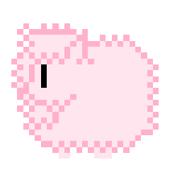 Size: 300x300 | Tagged: safe, artist:zztfox, oc, oc only, oc:fluffle puff, animated, pixel art, solo
