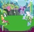 Size: 1600x1462 | Tagged: safe, applejack, fluttershy, pinkie pie, princess celestia, rainbow dash, rarity, spike, twilight sparkle, alicorn, dragon, earth pony, pegasus, pony, unicorn, g4, my little pony: friendship is magic, official, rainbow falls, cardboard twilight, female, horn, hubworld, mane seven, mane six, mare, my little pony logo, stock vector, twilight sparkle (alicorn)