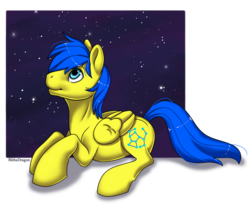 Size: 1012x827 | Tagged: safe, artist:blithedragon, oc, oc only, oc:orion, pegasus, pony, solo