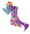 Size: 1345x1510 | Tagged: safe, artist:shovrike, rainbow dash, twilight sparkle, g4, featureless crotch, female, lesbian, ship:twidash, shipping