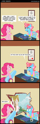 Size: 1024x3169 | Tagged: safe, artist:ranviet, cup cake, pinkie pie, earth pony, pony, g4, book, comic, duo, male, partillery, party cannon, party popper, the simpsons