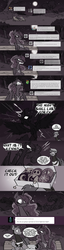 Size: 1024x4008 | Tagged: safe, artist:herny, nightmare moon, princess luna, oc, oc:kevin the nightguard, bat pony, bee, pony, luna-afterdark, g4, clothes, comic, costume, donut, food, nightmare luna, nightmare night, royal guard, tumblr