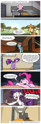 Size: 1000x2993 | Tagged: safe, artist:subjectnumber2394, applejack, fluttershy, pinkie pie, rainbow dash, rarity, twilight sparkle, alicorn, earth pony, pegasus, pony, unicorn, g4, comic, crossover, female, glowing, glowing horn, horn, magic, mane six, mare, parody, telekinesis, the adventure line, the serious room, the stanley parable, this will end in tears and/or death, twilight sparkle (alicorn), video game
