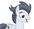 Size: 451x379 | Tagged: safe, rumble, pony, g4, cutie mark, male, older, solo, stallion, tongue out