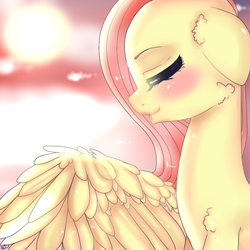 Size: 1000x1000 | Tagged: safe, artist:suzuii, fluttershy, g4, female, solo