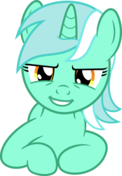 Size: 746x1072 | Tagged: safe, artist:vaderpl, lyra heartstrings, pony, unicorn, g4, .svg available, female, mare, simple background, smirk, solo, transparent background, vector