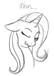 Size: 444x624 | Tagged: safe, artist:discrete turtle, trixie, pony, unicorn, g4, female, lip bite, mare, solo, wink