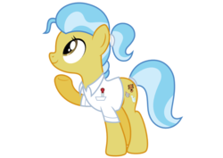 Size: 1052x744 | Tagged: dead source, safe, artist:claritea, doctor fauna, earth pony, pony, g4, secret of my excess, .svg available, female, mare, simple background, solo, svg, transparent background, vector