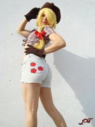 Size: 720x960 | Tagged: safe, artist:yuna cynthia, applejack, human, g4, cosplay, irl, irl human, photo, solo