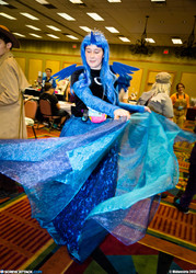 Size: 3456x4838 | Tagged: safe, derpy hooves, princess luna, human, g4, cosplay, irl, irl human, midwestria, midwestria 2012, photo