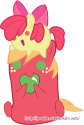 Size: 460x690 | Tagged: safe, artist:joceblue, apple bloom, big macintosh, earth pony, pony, g4, male, simple background, stallion, transparent background, vector