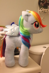 Size: 1280x1920 | Tagged: safe, rainbow dash, g4, build-a-bear, customized toy, irl, photo, plushie