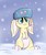 Size: 1000x1200 | Tagged: safe, artist:heir-of-rick, fluttershy, rabbit, g4, bunnified, bunnyshy, cute, female, hat, shyabetes, snow, snowfall, solo, species swap, ushanka, winter