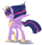 Size: 1893x2000 | Tagged: safe, artist:margony, twilight sparkle, alicorn, pony, g4, female, mare, new crown, simple background, solo, transparent background, twilight sparkle (alicorn), windswept mane