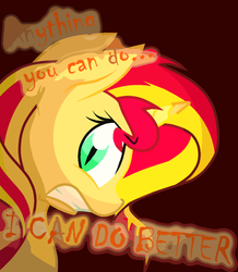 Size: 1122x1284 | Tagged: safe, artist:strangiesleepy, sunset shimmer, pony, unicorn, g4, angry, female, solo