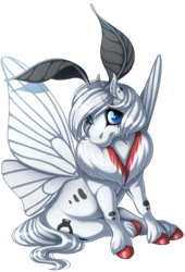 Size: 960x1411 | Tagged: safe, artist:kittehkatbar, oc, oc only, moth, mothpony, original species, simple background, solo, transparent background, unshorn fetlocks