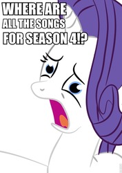 Size: 679x960 | Tagged: safe, artist:flyinggrenade1, rarity, g4, caption, female, image macro, screaming, solo