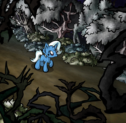 Size: 1604x1568 | Tagged: safe, artist:bronycurious, trixie, pony, unicorn, g4, everfree forest, female, mare, solo