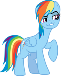 Size: 941x1171 | Tagged: safe, artist:jeatz-axl, rainbow dash, daring don't, g4, female, simple background, smugdash, solo, svg, transparent background, vector