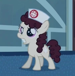 Size: 482x486 | Tagged: safe, screencap, nursery rhyme, pony, g4, read it and weep, derp, female, filly, hospital, solo