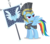 Size: 5930x5160 | Tagged: safe, artist:90sigma, commander hurricane, rainbow dash, pegasus, pony, g4, hearth's warming eve (episode), absurd resolution, armor, banner, female, flag, hanging banner, hearth's warming eve, helmet, mare, pegasopolis, simple background, snow, solo, transparent background, vector