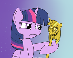 Size: 1280x1024 | Tagged: safe, artist:toonboy92484, twilight sparkle, alicorn, pony, g4, female, mare, meme, solo, twilight scepter, twilight sparkle (alicorn)