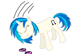 Size: 1024x722 | Tagged: safe, artist:doctorspectrum, dj pon-3, vinyl scratch, g4, female, solo