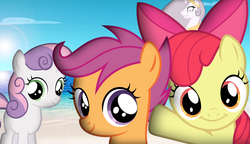 Size: 1516x873 | Tagged: safe, apple bloom, scootaloo, sweetie belle, g4, cutie mark crusaders