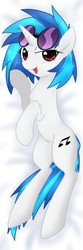 Size: 256x767 | Tagged: safe, artist:yukandasama, dj pon-3, vinyl scratch, pony, g4, body pillow, body pillow design, female, pixiv, solo