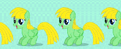 Size: 444x180 | Tagged: safe, artist:viva reverie, oc, oc only, oc:viva reverie, pegasus, pony, g4, albuquerque, animated, dancing, immatoonlink, loop, show accurate, solo