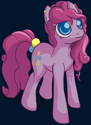 Size: 800x1093 | Tagged: safe, artist:fethur, pinkie pie, g4, banner, female, solo, tail wrap