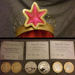 Size: 549x549 | Tagged: safe, big crown thingy, coin, merchandise