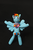 Size: 1024x1536 | Tagged: safe, artist:emmyzbunny, edit, rainbow dash, parasprite, g4, figure, parasprite bikini, smugdash