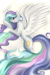 Size: 1000x1500 | Tagged: safe, artist:ryuohh, princess celestia, g4, female, solo