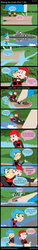 Size: 1975x13150 | Tagged: safe, artist:garretthegarret, fluttershy, rainbow dash, duck, comic:making the grade, equestria girls, g4, barefoot, boat, comic, feet, ship, wetsuit