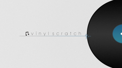 Size: 1920x1080 | Tagged: safe, artist:overmare, dj pon-3, vinyl scratch, g4, minimalist, no pony, record, subtle, wallpaper