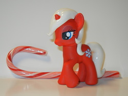 Size: 4000x3000 | Tagged: artist needed, safe, oc, oc only, oc:peppermint snowflake, bedroom eyes, brushable, high res, irl, peppermint, photo, toy