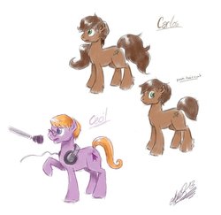 Size: 906x882 | Tagged: safe, artist:aymspony, cecil palmer, perfect carlos, ponified, welcome to night vale