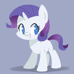Size: 1000x1000 | Tagged: safe, artist:kianamai, rarity, g4, blank flank, cute, female, filly, kianamai is trying to murder us, raribetes, solo, younger