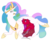 Size: 700x583 | Tagged: safe, artist:chubbyjam, big macintosh, princess celestia, alicorn, earth pony, pony, g4, belly, big belly, burp, dat face, eaten alive, fetish, implied digestion, internal, male, on side, princess vorestia, simple background, stallion, stomach acid, straight, transparent background, vore, x-ray