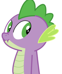 Size: 674x800 | Tagged: safe, spike, dragon, g4, male, scrunchy face, simple background, solo, transparent background