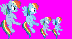 Size: 650x351 | Tagged: safe, artist:pablossb, rainbow dash, fighting is magic, g4, sprite