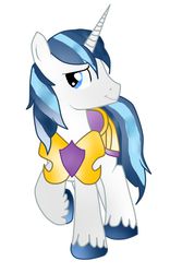 Size: 524x838 | Tagged: safe, artist:sparkle-space, shining armor, pony, unicorn, g4, male, simple background, solo, stallion, unshorn fetlocks, white background